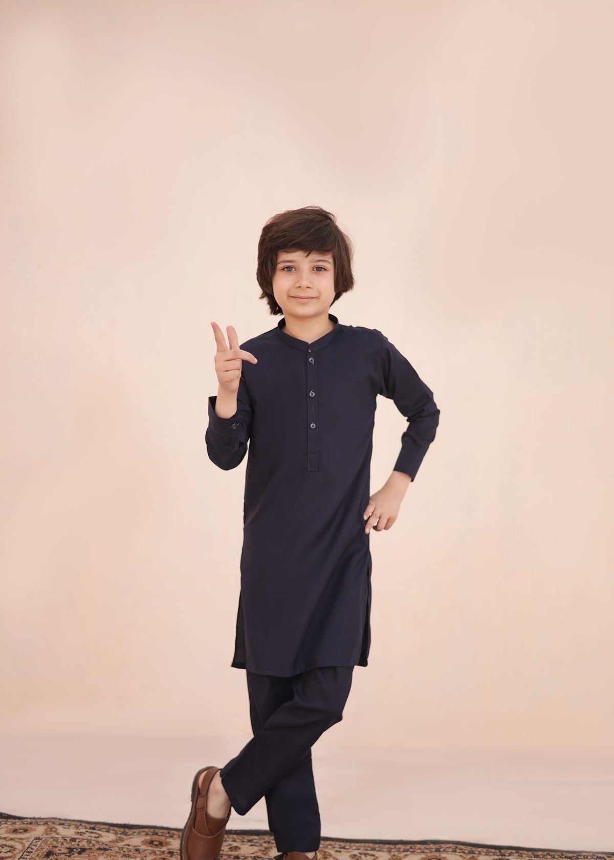 Midnight Blue Kurta Trouser KT 26 Main image