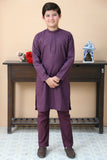 Grape Purple chicken Kurta Trouser - CK 004