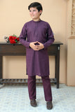Grape Purple chicken Kurta Trouser - CK 004
