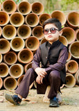 Brown Waistcoat Suit - WKS 019