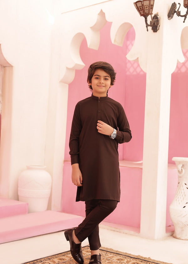 Cedar Brown Kurta Trouser E10