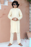 Bright Cream chicken Kurta Trouser - CK 005