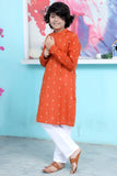 Pumpkin Orange kurta trouser KT 95