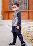Black Waistcoat Suit - WKS 016