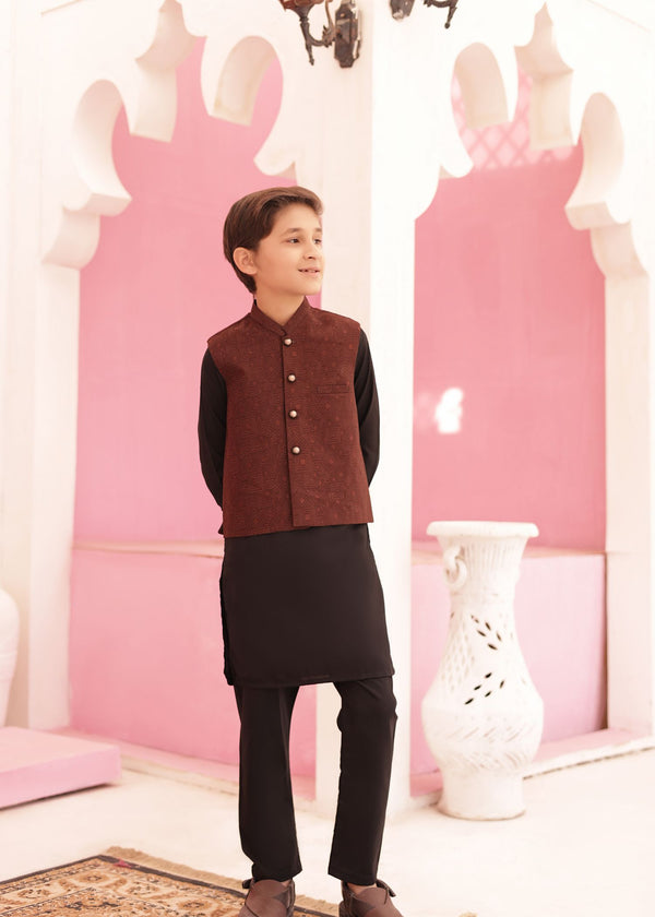 Coffee Brown Only Waistcoat EW10