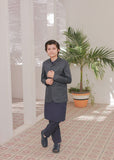 Greyish Blue Prince Coat Suit - AP 001 -
