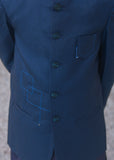 Sea Blue Prince Coat Suit -AP 006 -