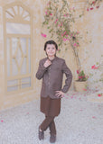 Coffee Brown Prince Coat Suit -AP 007 -