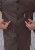 Brown Prince Coat Suit-AP 009 -