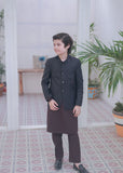 Blue Prince Coat With Brown Kurta Trouser- AP 010 -