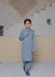 Cloud Blue Prince Coat Suit AP 013 -