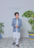 Baby Blue Prince Coat Suit AP 016 -