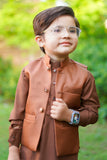 Almond Brown Waistcoat EW06