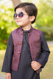 Wood brown waistcoat suit EW22