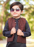 Coffee Brown Waistcoat Suit EW10