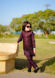 Maroon Waistcoat Suit EW 53
