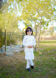 Pearl White Waistcoat Suit EW 52