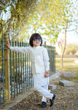 Pearl White Waistcoat Suit EW 52