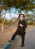 Jet Black chicken Kurta Trouser - KE 006