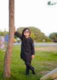 Dark Grey chicken Kurta Trouser - KE 003