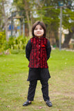 Red Velvet Waistcoat Suit EW 48