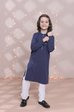 Navy blue Cotton Kurta - K 7