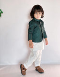 Green Prince coat Suit- P14