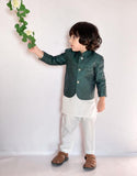 Green Prince coat Suit- P14