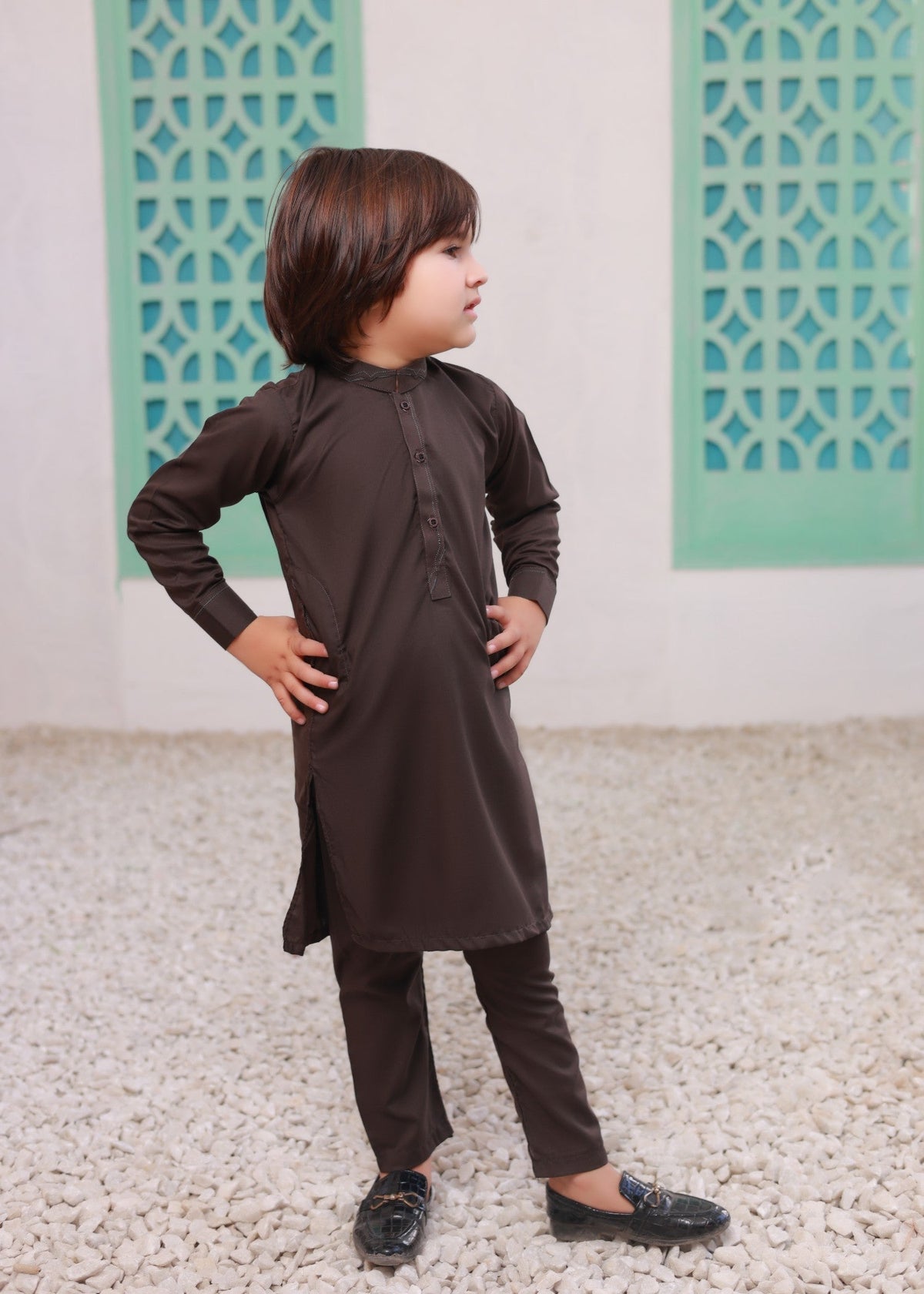 Mayan Choaclate Brown Kurta Trouser KT 62 Main image