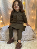 Arsenic Grey Kurta Trouser KT 72