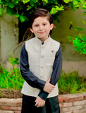 Off White Waistcoat Suit EW36
