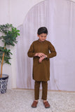 Mehendi Brown Kurta Trouser-AH 017 -