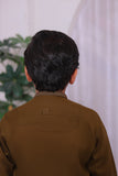 Mehendi Brown Kurta Trouser-AH 017 -