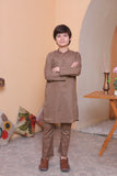 Sand Brown Kurta Trouser-AH 030 -