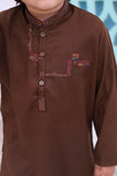 Choclate Brown Designing Kurta Trouser-AH 001