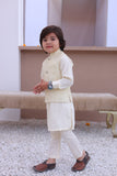 Off White Waistcoat Suit EW36