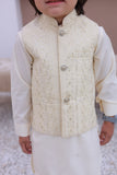 Off White Waistcoat Suit EW36