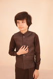 Cocoa Brown Waistcoat Suit EW15