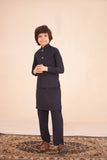 Deep Blue Waistcoat Suit EW14