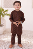 Brown brochia Kurta Trouser E 22