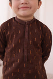 Brown brochia Kurta Trouser E 22