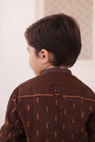 Brown brochia Kurta Trouser E 22