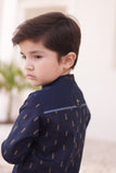 Blue brochia Kurta Trouser E 21