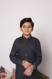 Pebble Grey Shirt Collar Designing kurta trouser KT 49