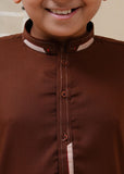 Burnt Umber Brown Kurta Trouser KT 74