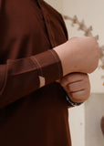 Burnt Umber Brown Kurta Trouser KT 74