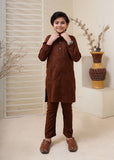 Walnut Brown Embroidered Kurta Trouser KT 75