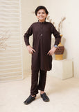 Bistre Brown Embroidered Kurta Trouser KT 77