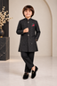 Black Embroidered  Sherwani - S101