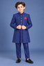 Royal Blue Sherwani With Kurta Set - S104